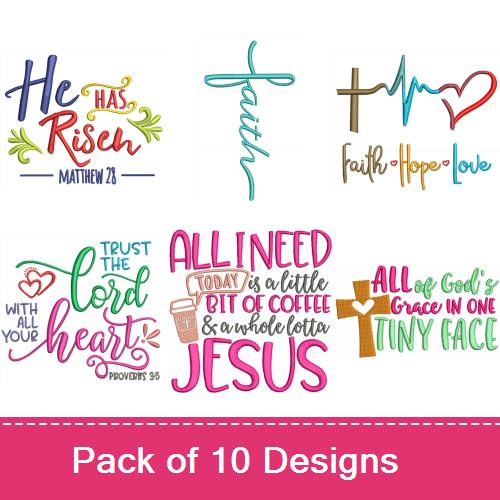 Faith Hope Love Design Pack