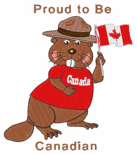 Proud CanadianEmbroidery Design