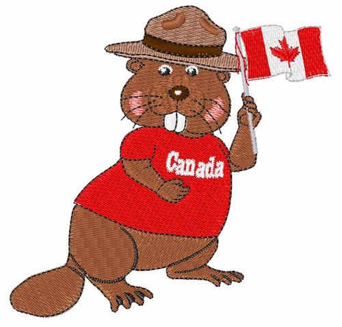 Canadian BeaverEmbroidery Design