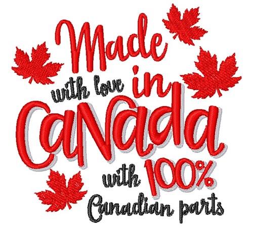 100 Canadian Embroidery Design