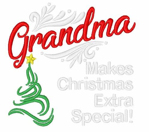 Christmas Grandmas Embroidery Design