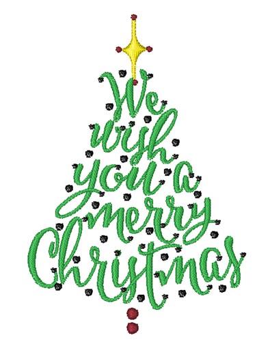 A Merry ChristmasEmbroidery Design
