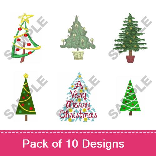 A Very Merry Christmas Tree Design Pack