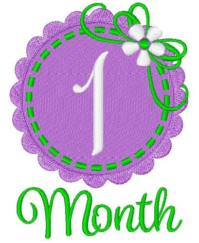 1 MonthEmbroidery Design