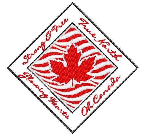 Canada Strong Embroidery Design