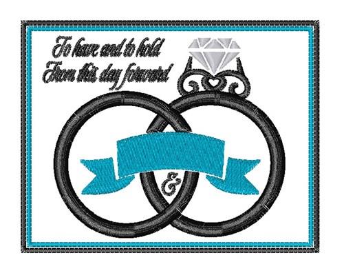 To Have And Hold Embroidery Design