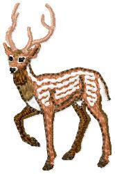 Gazelle Embroidery Patch