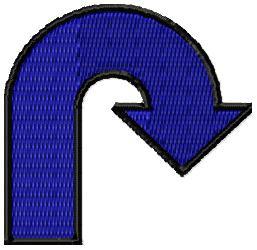 Arrow 2 Embroidery Patch