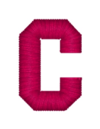 .50 Block Letter C Embroidery Design