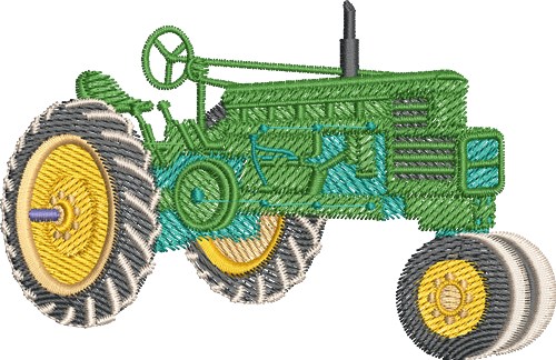 Tractor Embroidery Design - EmbroideryDesigns
