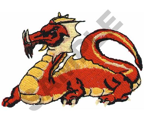 DRAGON Embroidery Design