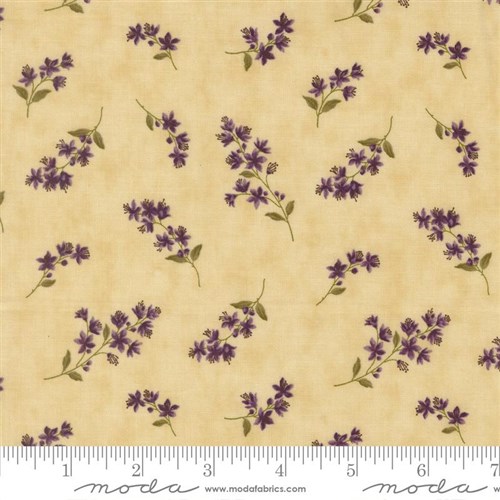 Collections Essence Blossoms Floral Parchment Howard Marcus Moda Cotton Fabric MD-46274-11