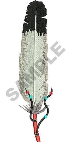 Feather Embroidery Design