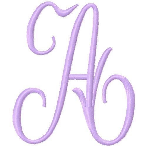Monogram A Embroidery Design