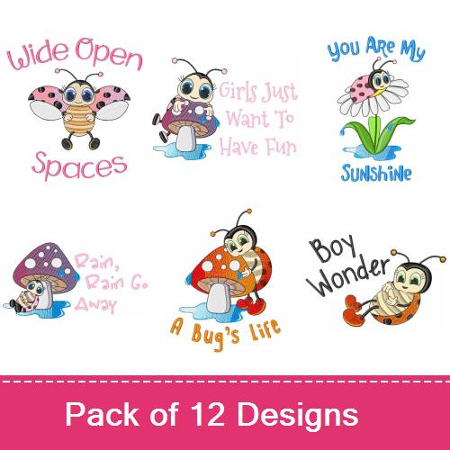 Adorable Ladybugs Design Pack