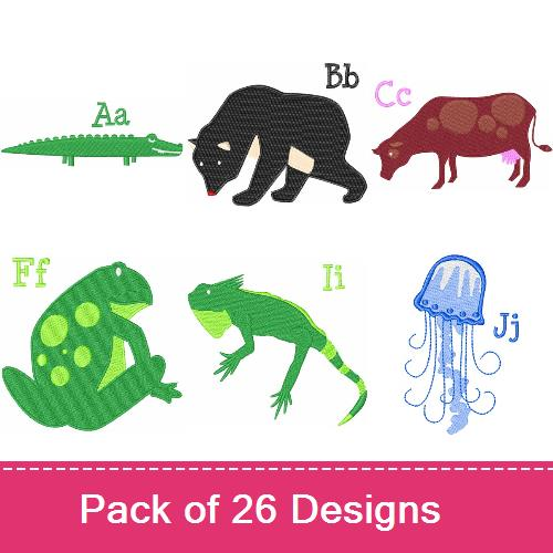 Animal Alphabet Design Pack