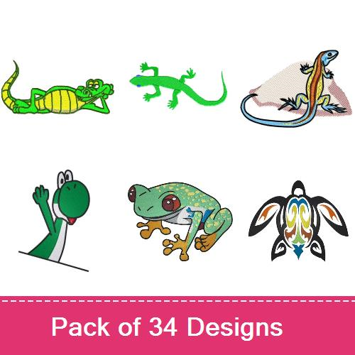 Reptiles & Amphibians Design Pack