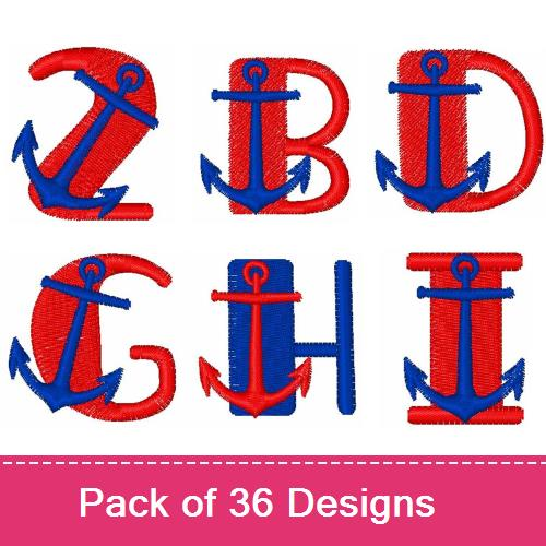 Nautical Font Design Pack