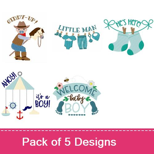 Giddy-Up Baby Boy Design Pack