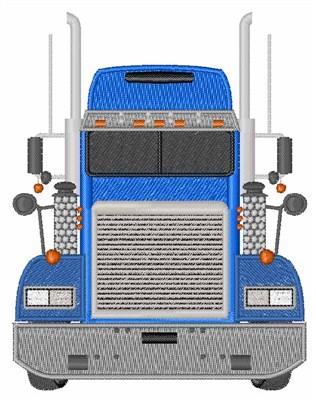 Semi TruckEmbroidery Design