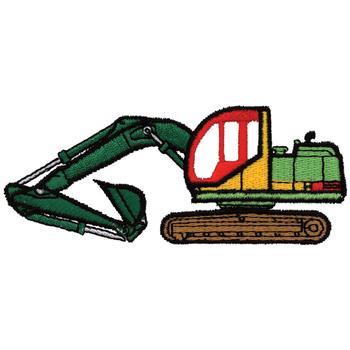 Excavator Embroidery Design