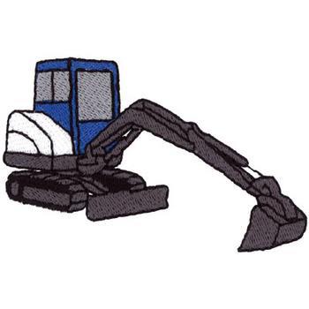 Mini ExcavatorEmbroidery Design