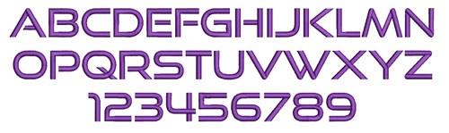 AMD Good Times Embroidery Font