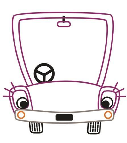 Cartoon Car SVG Cut File