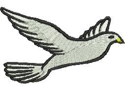 Dove Embroidery Design