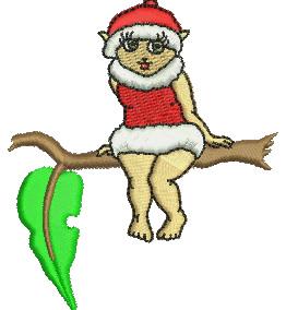 Bush Baby Embroidery Design